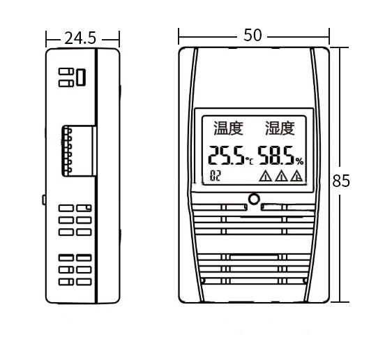 SPD-HT485_D機架溫濕度傳感器，機架溫濕度傳感器